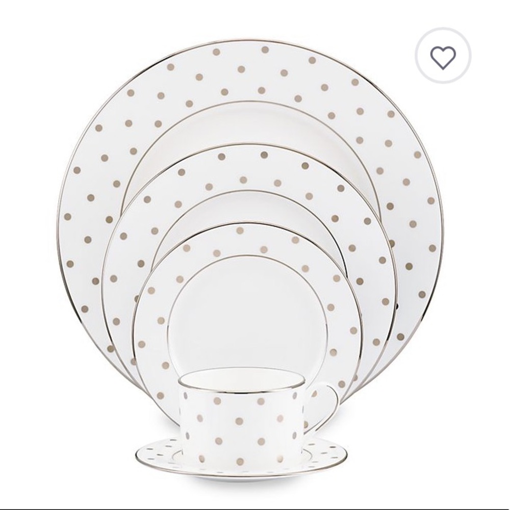 Kate Spade Larabee Road Platinum 5-Piece Place Set